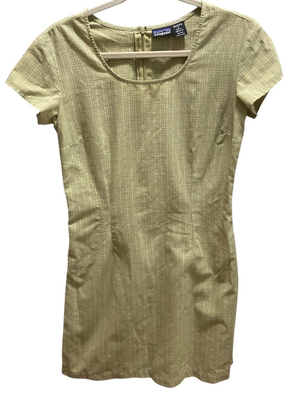 Vintage Patagonia Puckerware Dress Women’s Size 6 Green Plaid Y2K 90 Cottage
